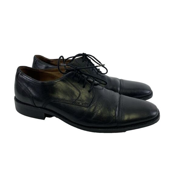 BOGO Johnston Murphy Knowland Cap Toe Oxford Black Leather Lace Up Shoe Men 11.5 main image 8
